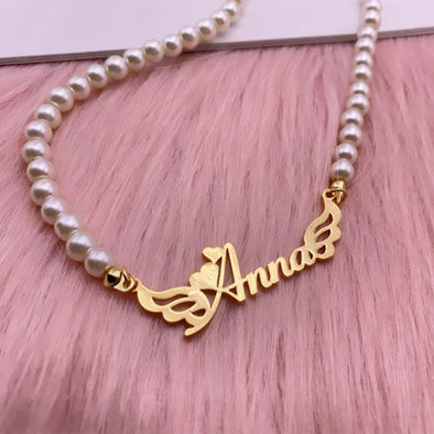 Struck by Angels Necklace